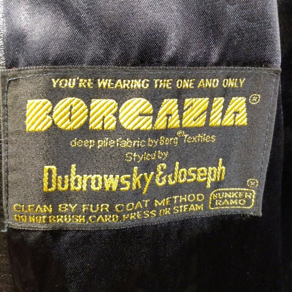 Dubrowsky & Joseph BORGAZIA USA Faux Plush Fur - Picture 7 of 7